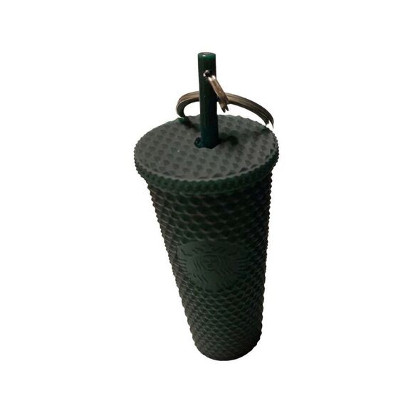 Starbucks Limited Edition Studded Grommet Cold Cup Key Chain Ornament - Picture 1 of 3